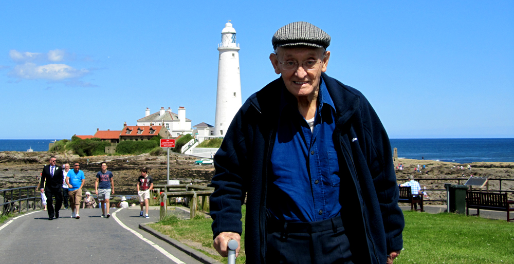 Dad at Whitley Bay 2012